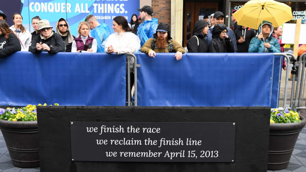 Memorial for the Boston Marathon bombing